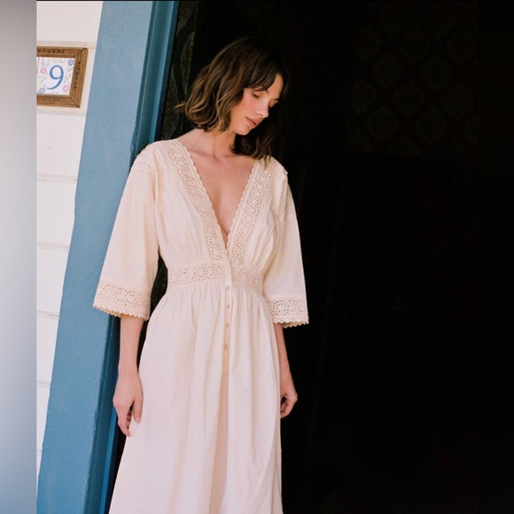 Christy Dawn Cream Maxi Dress - Picture 3 of 12